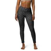 Chenille Circuit Texture Yoga Leggings